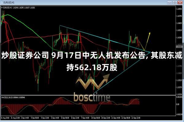 炒股证券公司 9月17日中无人机发布公告, 其股东减持562.18万股