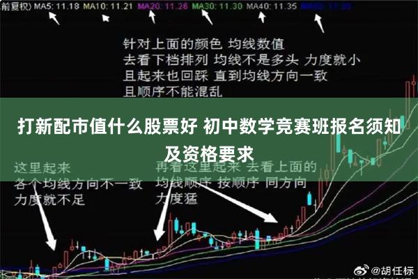 打新配市值什么股票好 初中数学竞赛班报名须知及资格要求