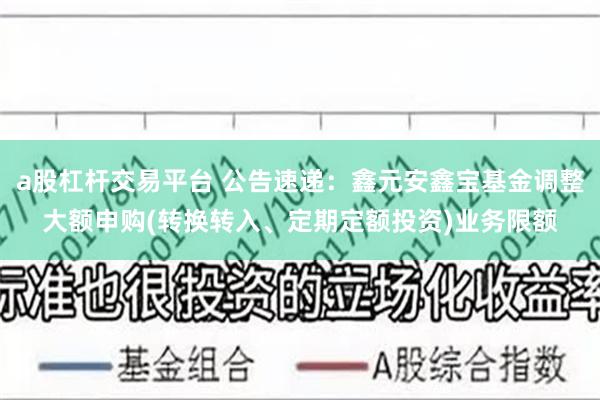 a股杠杆交易平台 公告速递：鑫元安鑫宝基金调整大额申购(转换转入、定期定额投资)业务限额