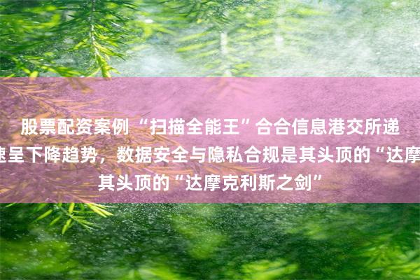 股票配资案例 “扫描全能王”合合信息港交所递表：营收增速呈下降趋势，数据安全与隐私合规是其头顶的“达摩克利斯之剑”