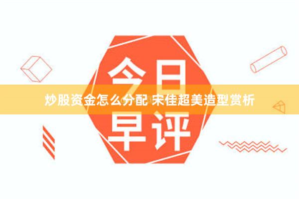 炒股资金怎么分配 宋佳超美造型赏析