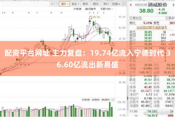 配资平台网址 主力复盘：19.74亿流入宁德时代 36.60亿流出新易盛