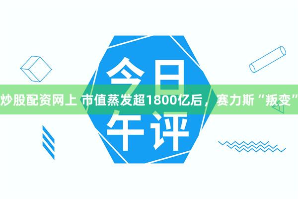 炒股配资网上 市值蒸发超1800亿后，赛力斯“叛变”