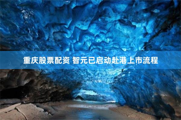 重庆股票配资 智元已启动赴港上市流程
