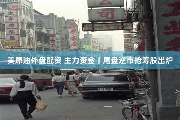 美原油外盘配资 主力资金丨尾盘逆市抢筹股出炉