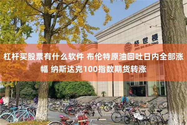 杠杆买股票有什么软件 布伦特原油回吐日内全部涨幅 纳斯达克100指数期货转涨