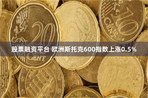 股票融资平台 欧洲斯托克600指数上涨0.5%