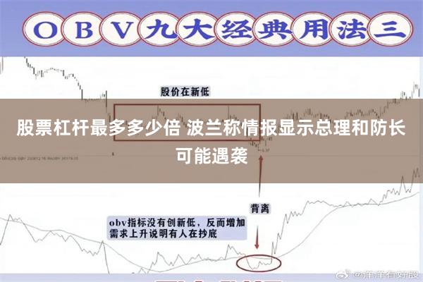 股票杠杆最多多少倍 波兰称情报显示总理和防长可能遇袭