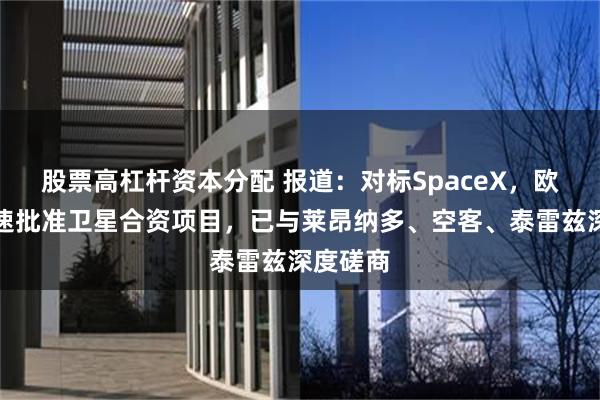 股票高杠杆资本分配 报道：对标SpaceX，欧盟拟快速批准卫星合资项目，已与莱昂纳多、空客、泰雷兹深度磋商